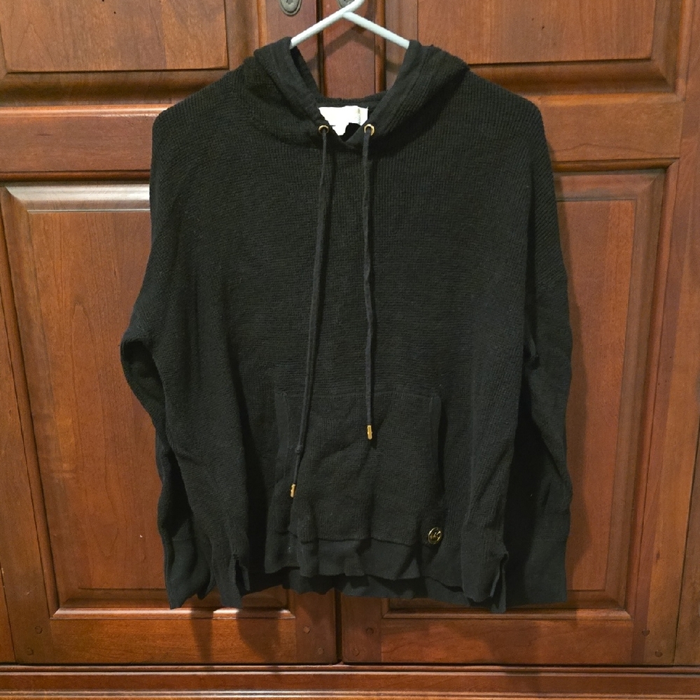 Women's Michael Kors Black Hoodie Sweater